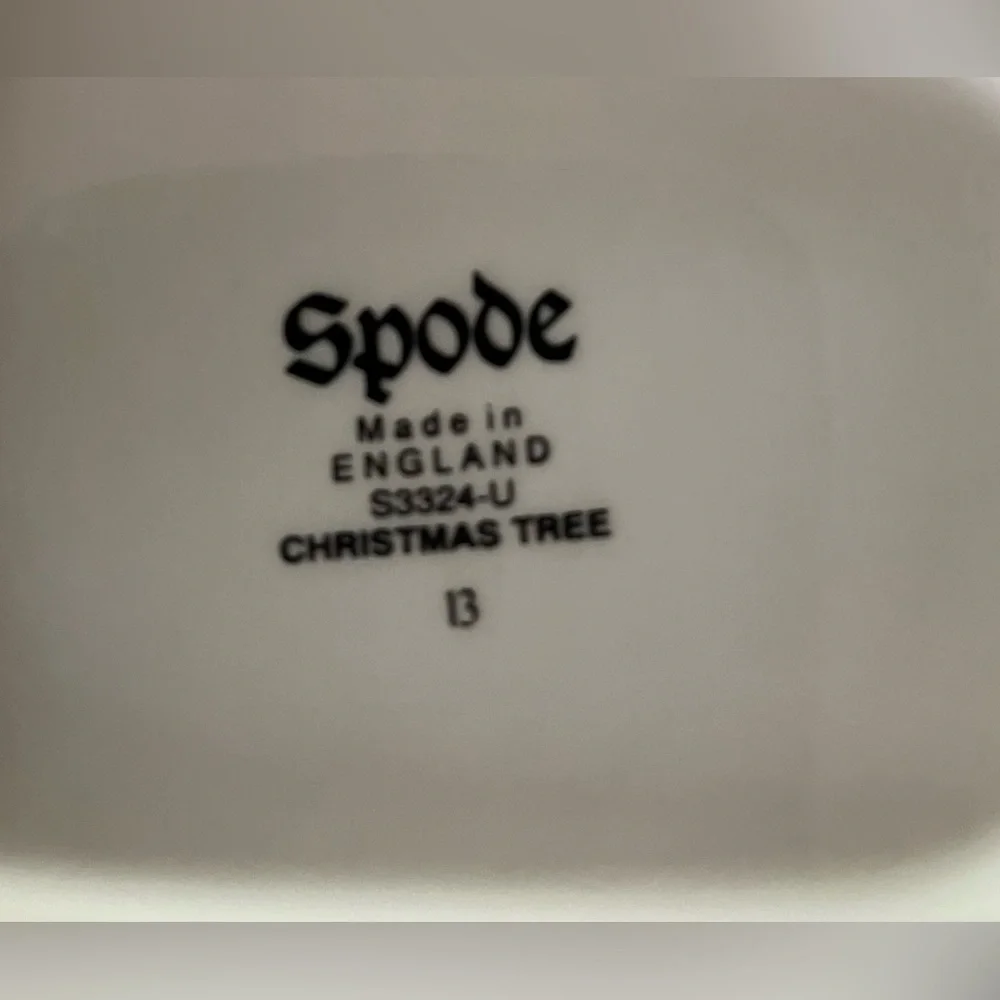 EUC Spode Christmas Tree Child’d Sugar Bowl w/Lid Extremely Rare Discontinued